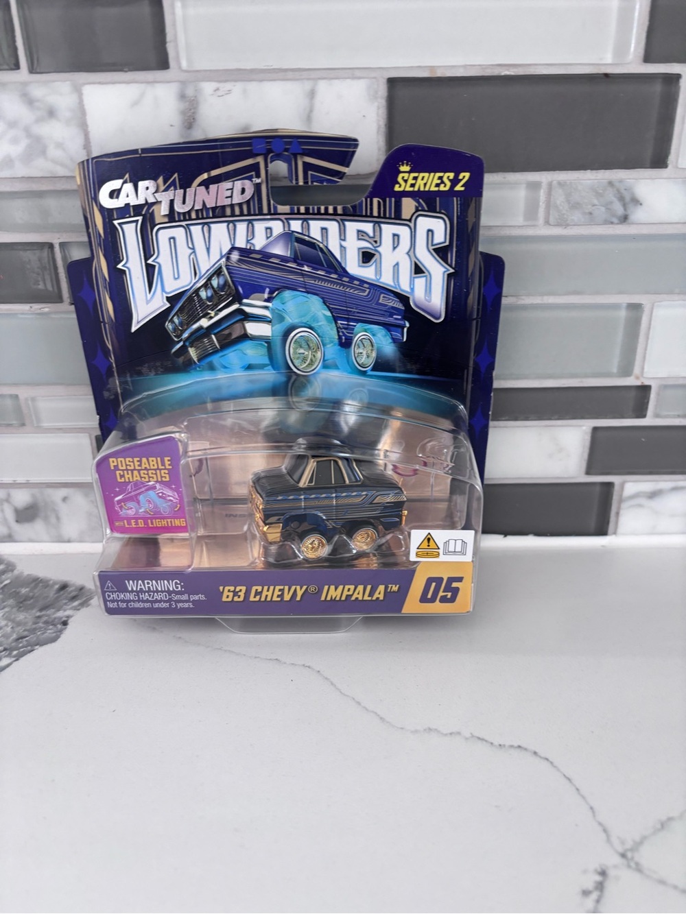 Car tuned lowriders 63 Chevy impala series 2 # 05 new